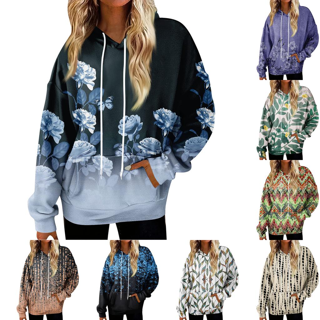 Hoodies For Women Oversized Winter Plush Cute Sweatshirts Pullover Trendy Fall Winter Clothes