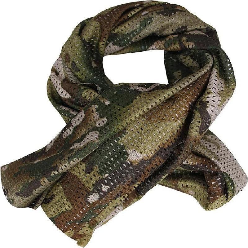Тактический дышащий шарф-сетка камуфляжный 150x60cm (2-pack)