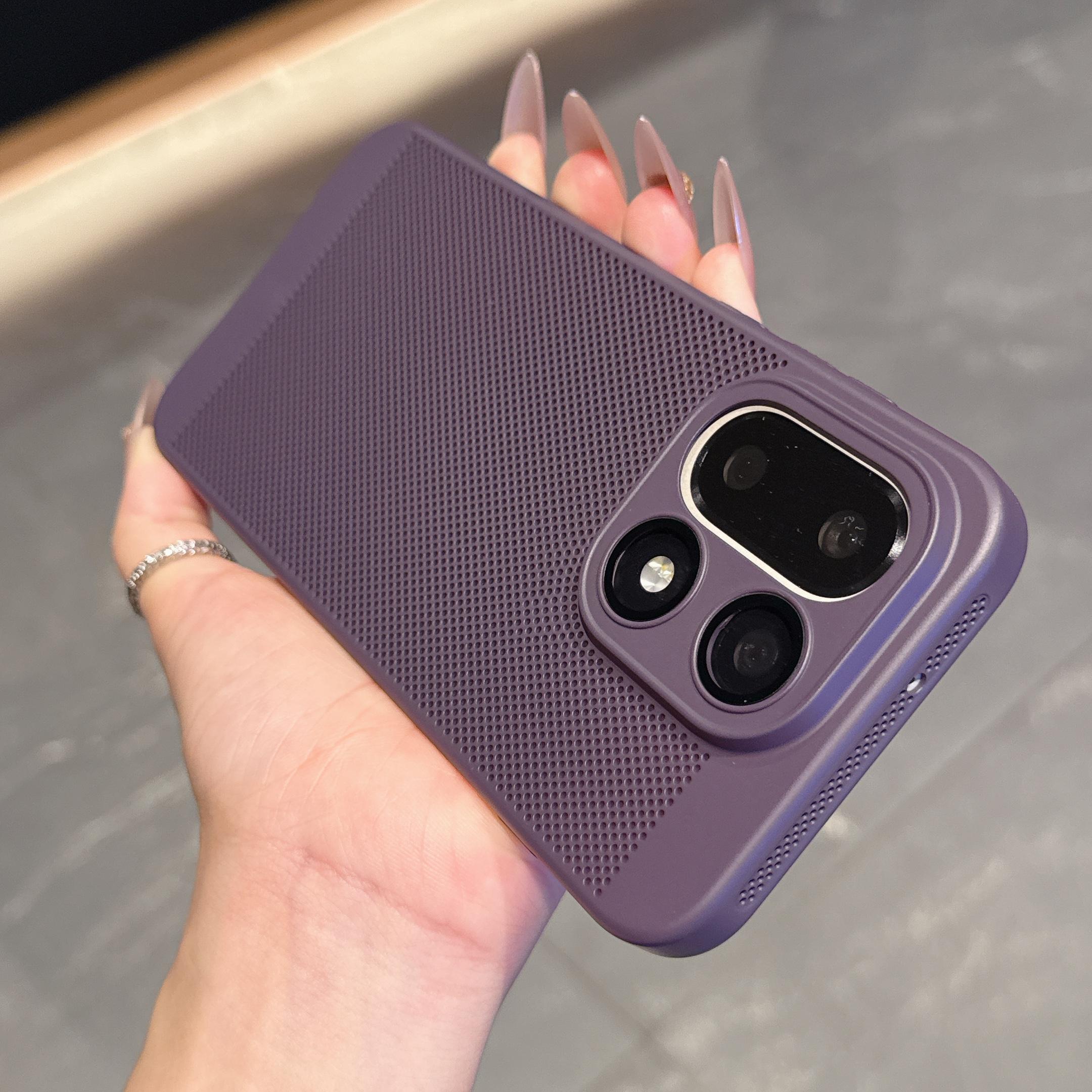 

Дихаючий Тонкий PC Чохол для Телефону з Розсіюванням Тепла Для Oneplus 15 13 12 T R ACE 5 3 Захист Лінзи Камери Скляною Сітчастою Кришкою для Охолодження OnePlus 15