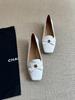 Vintage camellia loafers women's 2025 new square head flat Mary Jane small leather shoes commuter single shoes