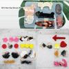 3PCS Hair Clip Silicone Mold Homemade Personalized Diy Hair Clip Star Flower Cat Hair Clip Mold Drip Glue Mold
