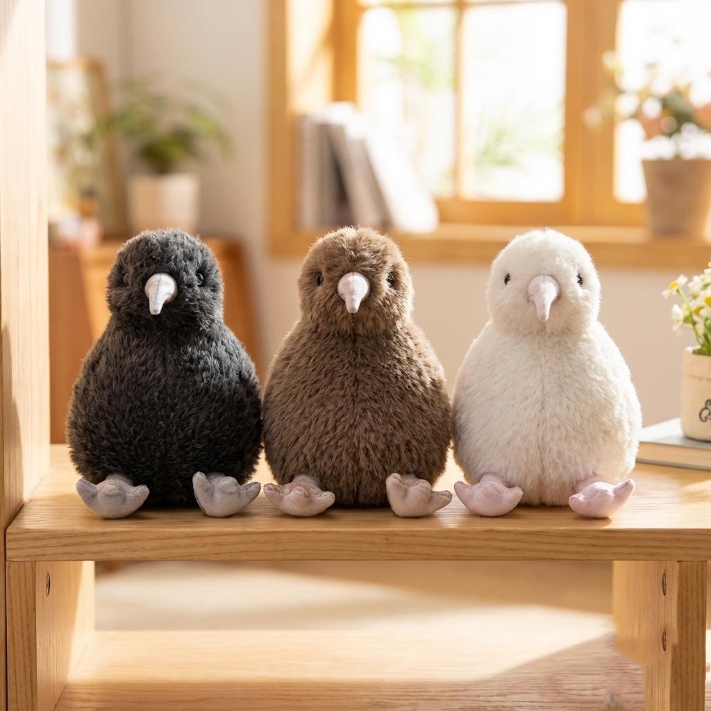 20cm Cute Lifelike Kiwi Bird Plush Toy Soft Pillow New Zealand Stuffed Plush Animals Kids Toy Gift for Children irthday Gift