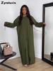 Herbst Winter Damen Satin Knopf Abendkleider Zweiteiliges Set