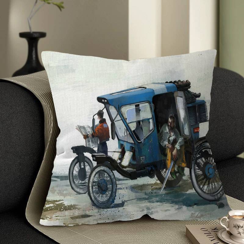 Disco Elysium Game Personalized Pillow Cover Kids Bedroom Wild Party Decor Pillowcase kid Birthday shower Gift