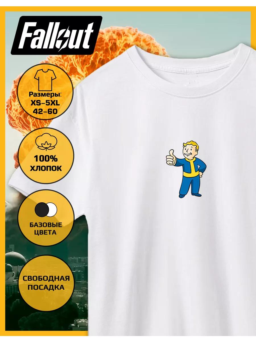 T-shirt with Fallout Print S