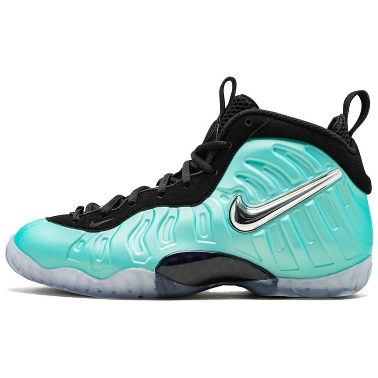 

New Nike Air Foamposite Pro Island Green GS 644792-303 38.5