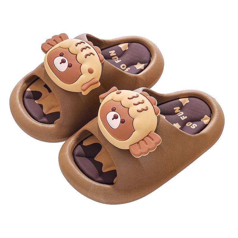 Summer Children's Sandals Boys and Girls Non-Slip Bathroom Shower Parent-Child Soft Sole Big Kids Beach Sandals