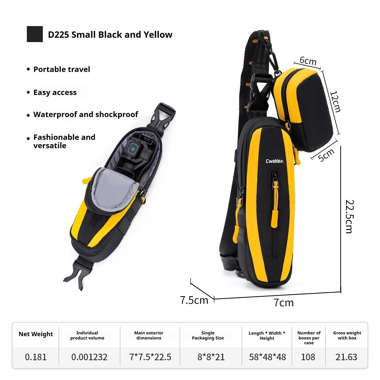 

Action Camera Storage Bag Protective Multi Function Action Camera Portable Organizer Bag For Pocket3 Accessories Green color