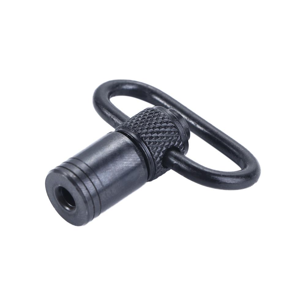 Metal Carabiner Knurled Sling Swivel Mount Ring Quick Detach Release Swivel Mount Strap Buckle