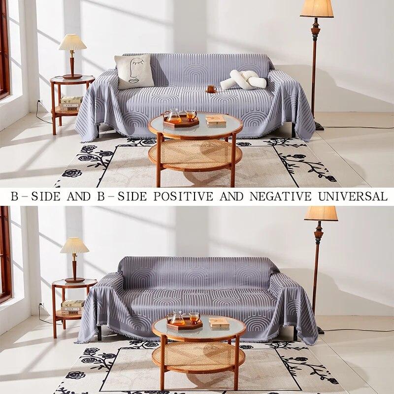 1pc  Sofa Blanket Modern Living Room Decorative Towel  Cover 1/2/3/4 Seat Simple And Generous, Four Seasons Universal Chenil