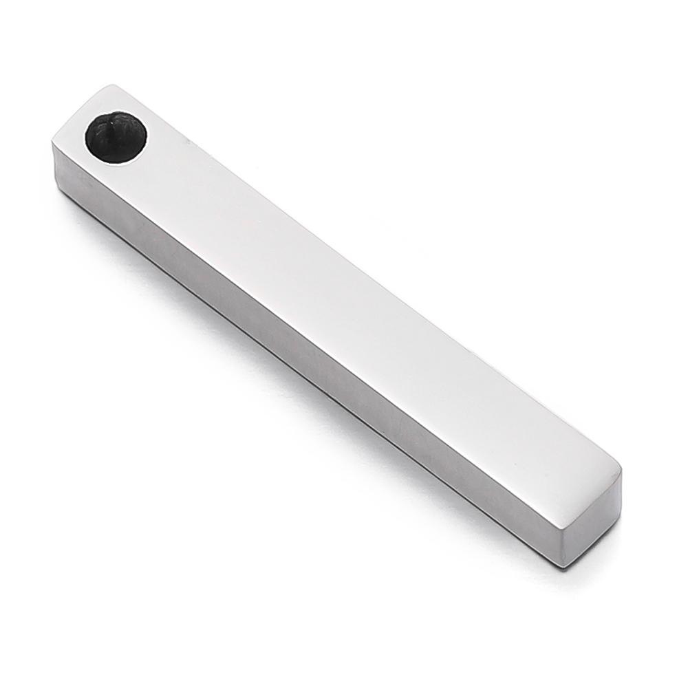 

1Piece/Lot 3.5*4*28mm Stainless Steel Rectangle Long Charms Pendants for Earrings Necklace DIY Jewelry Making Accessories