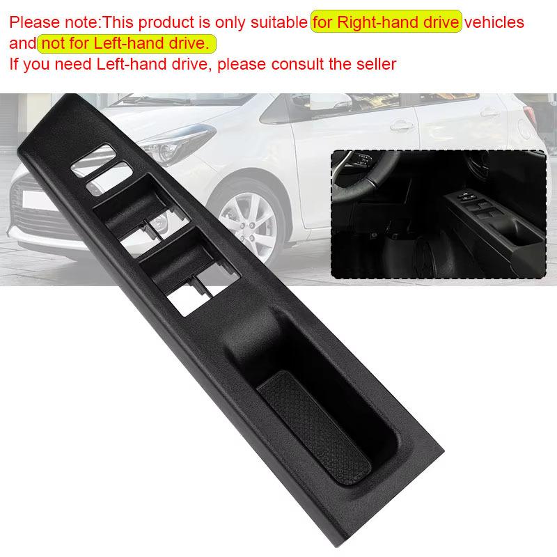Car Interior Front Armrest Upper Window Switch Panel For Toyota Vitz 2010-2014 74232-52570-C0  74231-52630-C0 Right Hand Driver