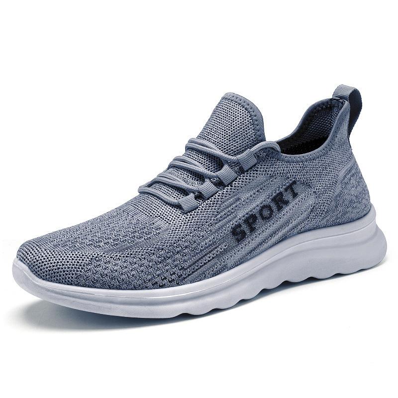 Shoes for Men In Summer New Men's Shoes Polyurethane Flying Single Shoes Casual Breathable Sports Shoes Men