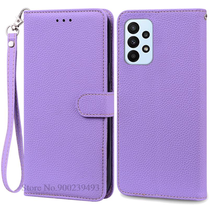 M13 4G SM-M135F Case For Samsung Galaxy M13 Case Leather Wallet Flip Case For Samsung M13 M 13 Case Soft Silicone Cover Fundas
