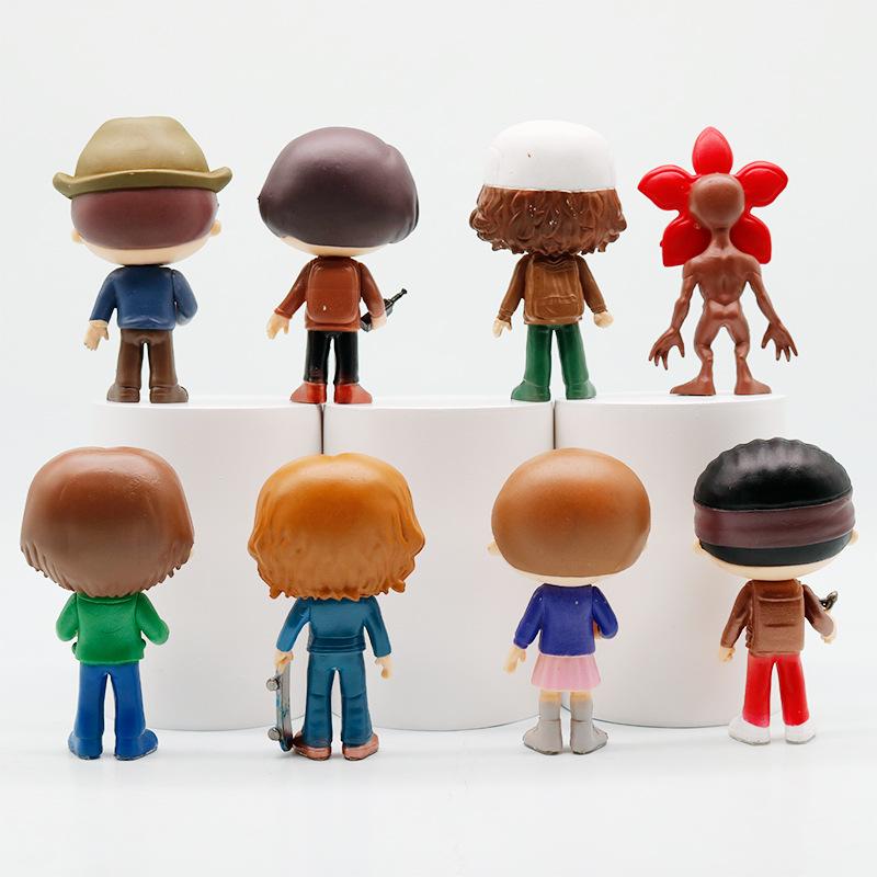 New Stranger Figure Eleven Dustin Barb Steve Demogorgon Pvc Action Figures Ornament Desktop Decoration Fans Gifts