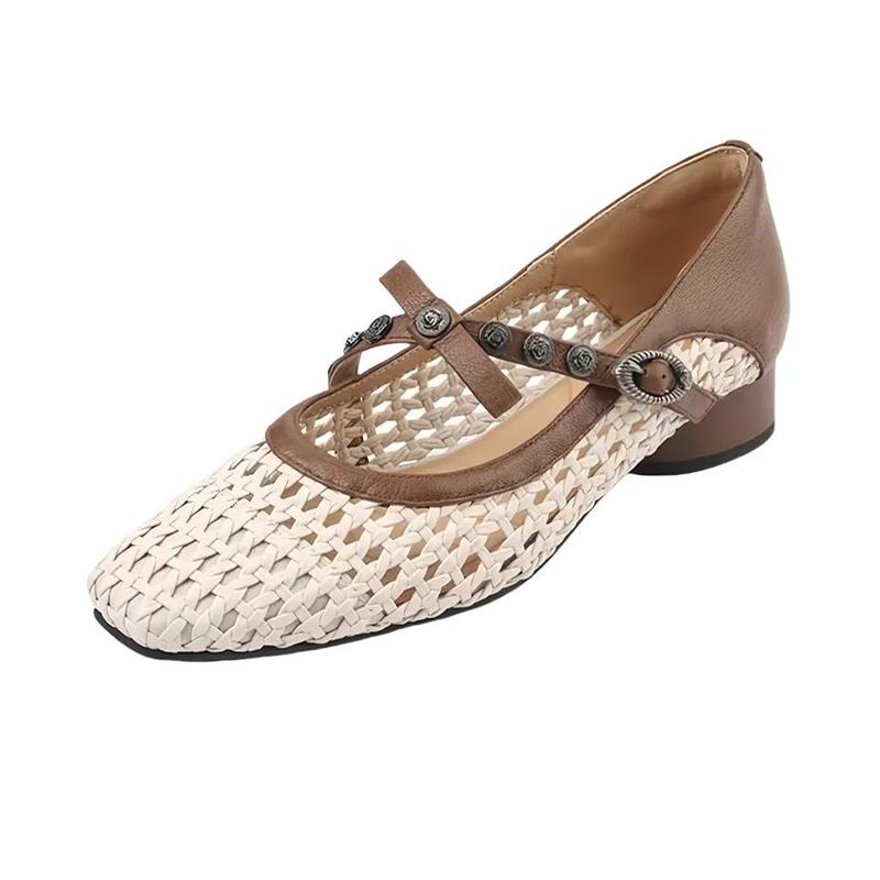 Fashion Women Heeled Shoes Fashion Dress Summer Sandals Designer Shallow New Women 2025 Casual Walking Cozy Brand Zapatillas De Mujer