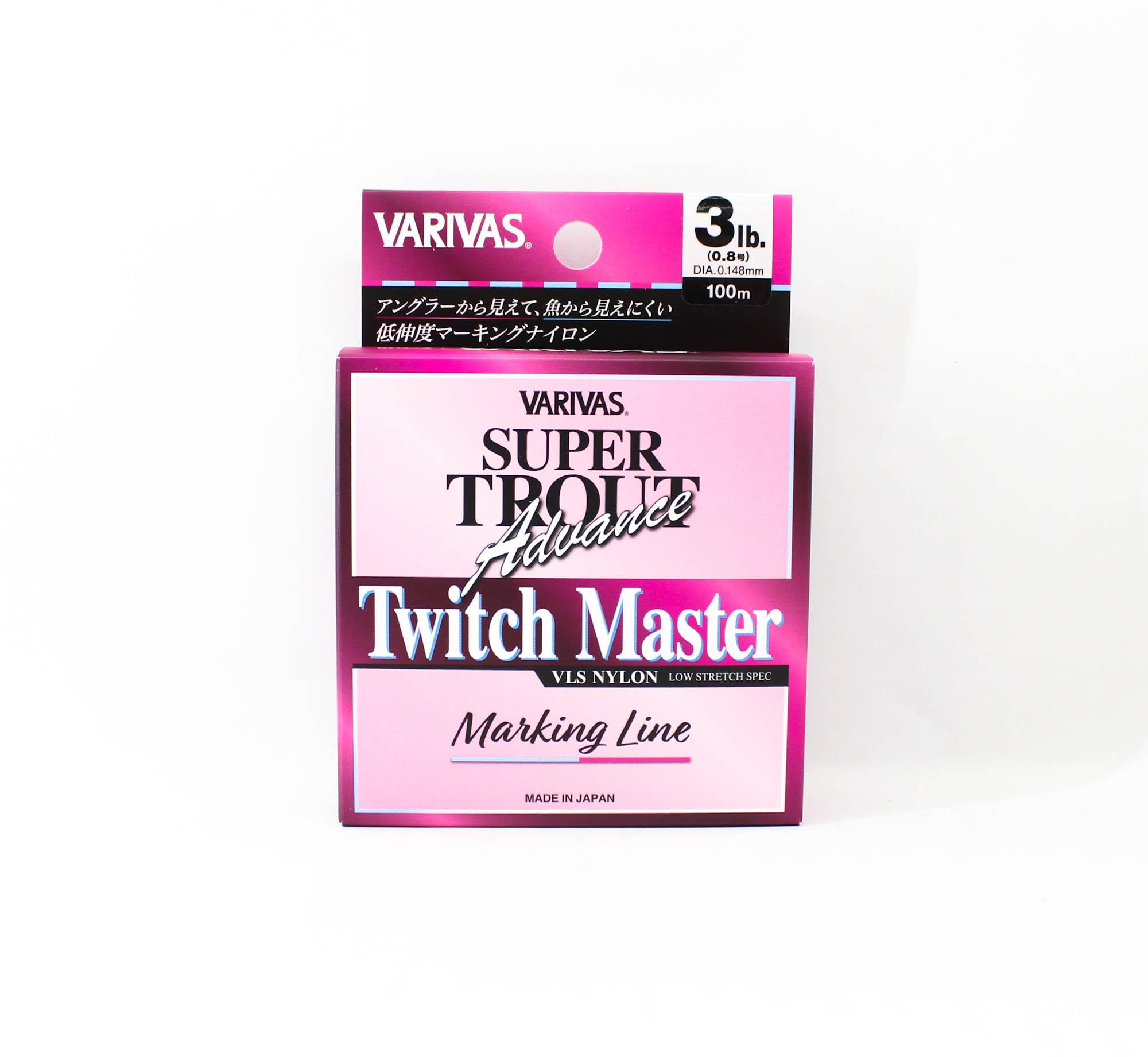 

Varivas Nylon Super Trout Advance Twitch Master Line 100m 3lb Pink (0174) розовый