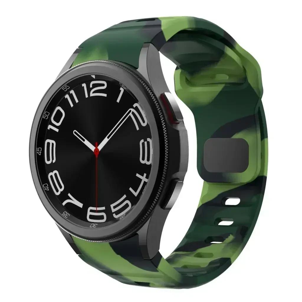 Silikonarmband für Samsung Galaxy Watch 6 Classic 47 mm 43 mm/4 Classic 46 mm 42 mm Armband Galaxy Watch 5/5pro 45 mm/4/6 40 mm 44 mm