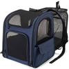 Pet Bag Double Shoulder Bag Cat Portable Breathable and Comfortable When Going Out To Expand The Large Capacity of Dog Backpack