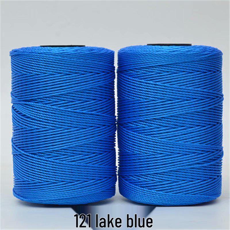 Filo per uncinetto e maglia in nylon a tre capi per borse, cappelli, scarpe, cuscini per seduta, seta ghiacciata e filato di lana.