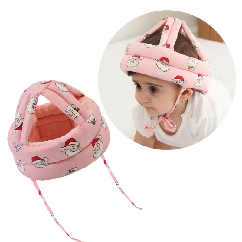 Cute Baby Safety Cap Toddler Walking Safety Hat Baby Anti-Impact Helmet Cotton Cap Protects Babies from Accidental Fall