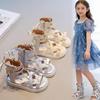 Baotou Girls' Roman Sandals - Soft Sole, Anti-slip, Princess Style Summer Beach Shoes 2026