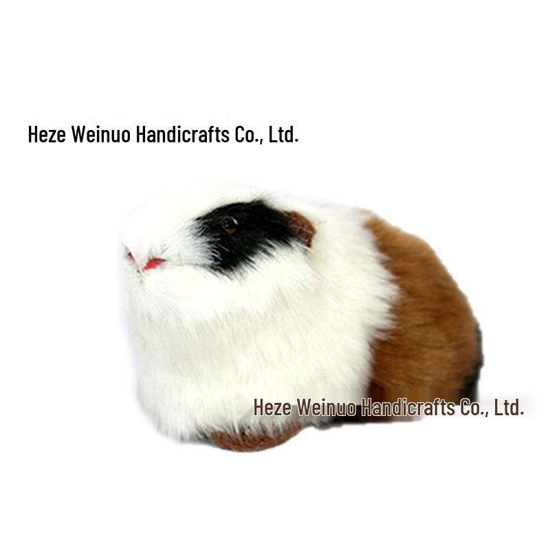 Plush Guinea Pig & Hamster Home Ornament Model