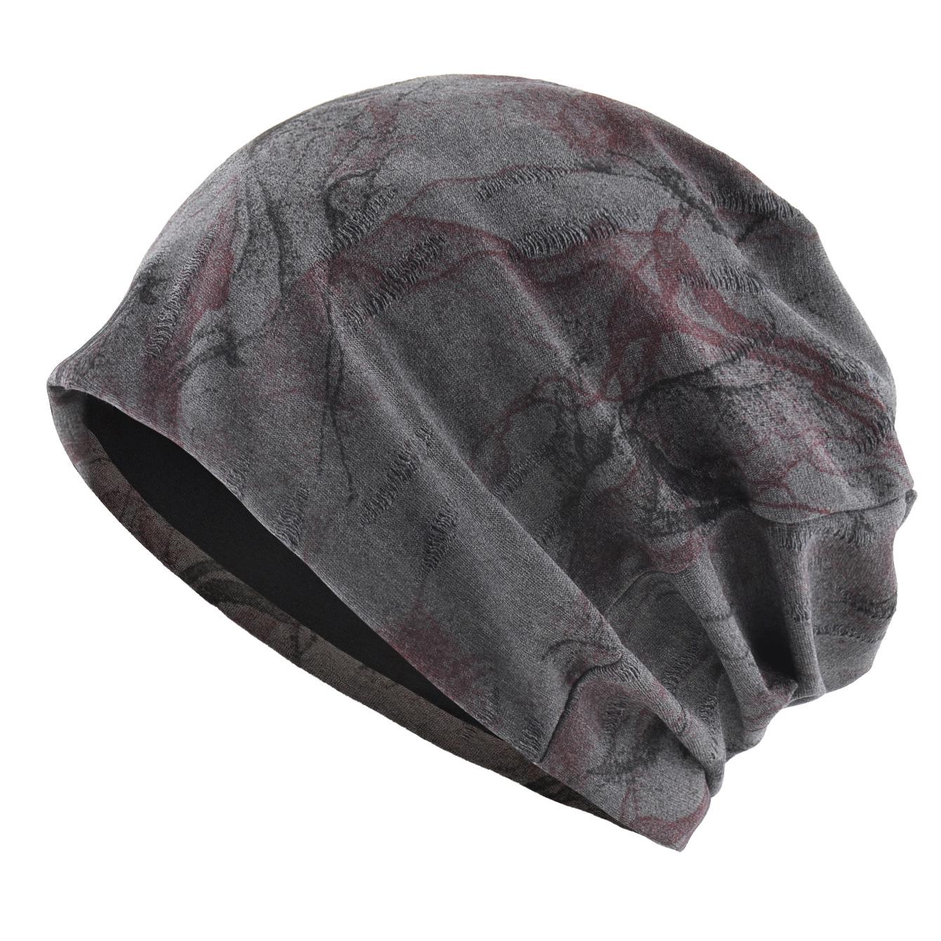 

Trendy Tie-Dye Beanie Hat for Men and Women – Stylish, Thin, and Youthful Head Wrap сірий колір