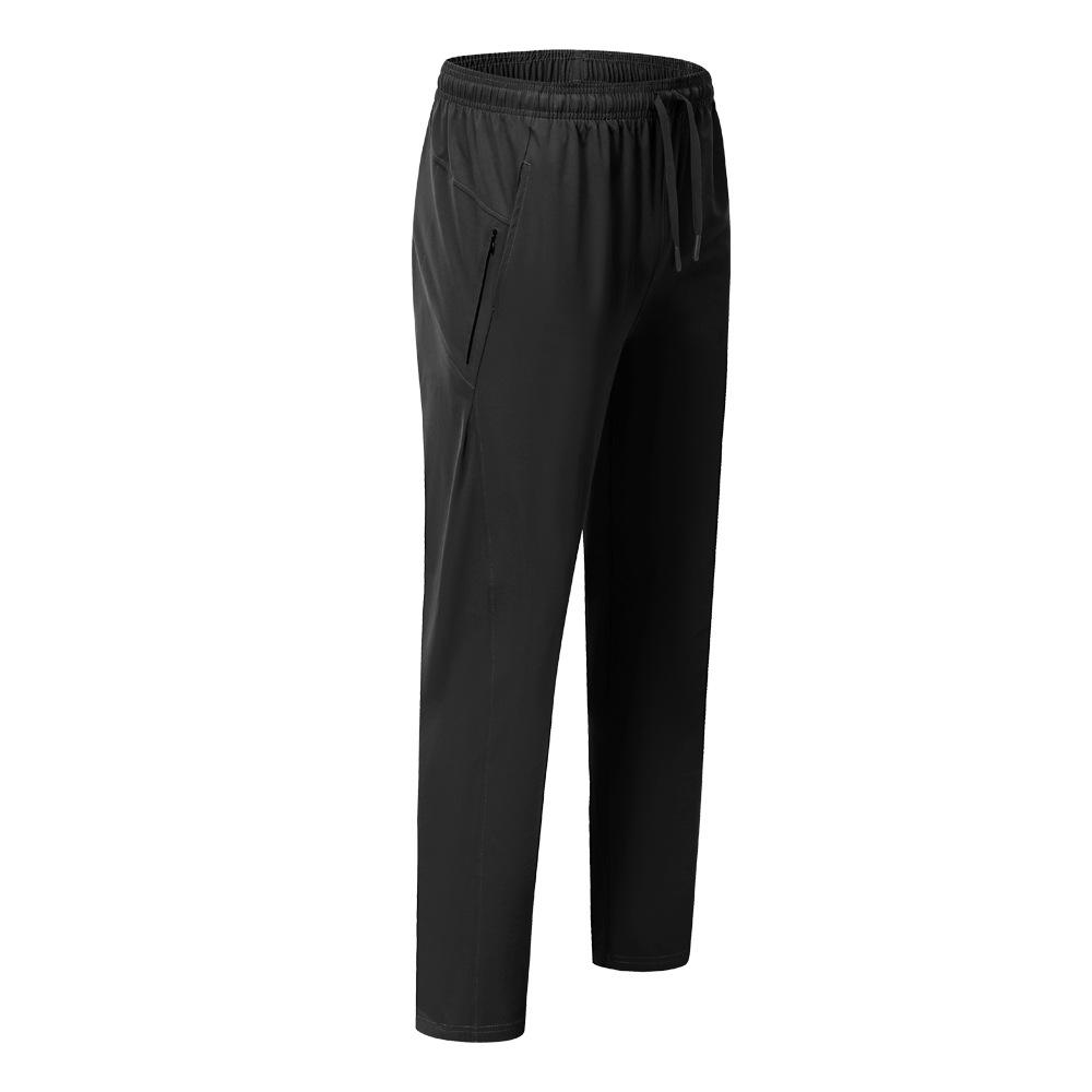 

Trendy Men s Outdoor Casual Pants Water Resistant Quick Dry Drawstring Waist Training Trousers M чорний