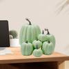 7 Pcs Pumpkin Model Artificial Crafts Fall Thanksgiving Party Decoration Halloween Pumpkin Set