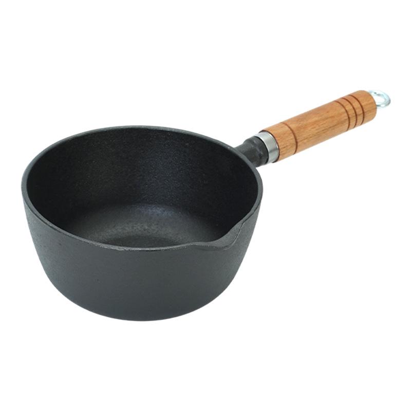 Gusseisen Antihaft Milch- & Babytopf - Ideal zum Erhitzen von Milch, Kochen von Nudeln, Schmoren von Suppe, Frittieren & mehr. Japanisches Design.