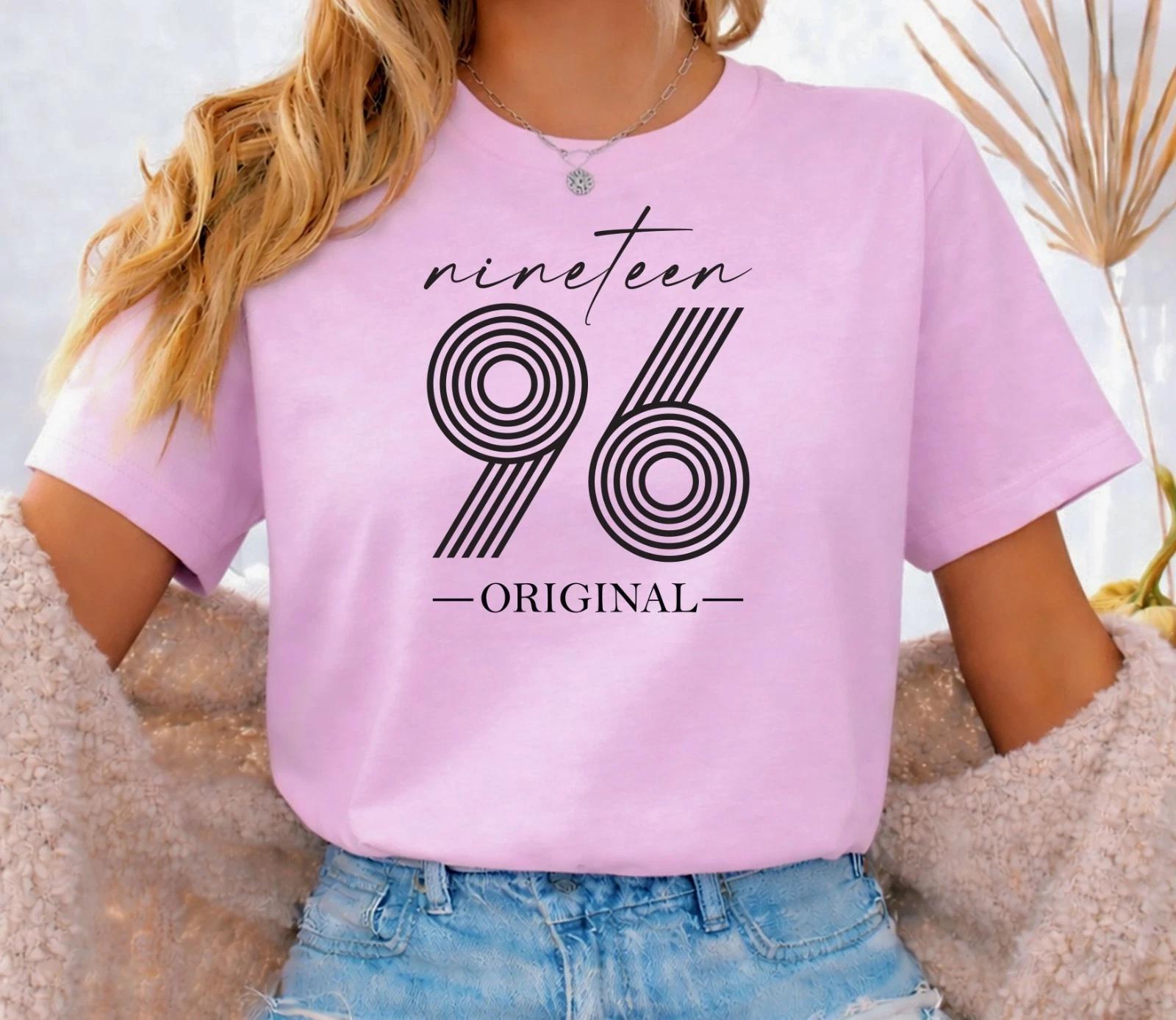 Personalised 30th Birthday Queen Party Women T-Shirts 1996, Birthday Original 96 3XL