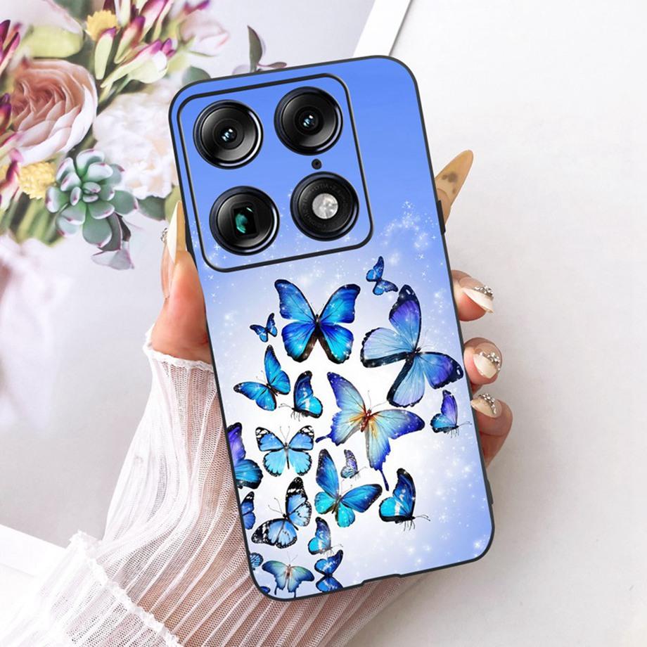 Flower Cartoon Fashion Design Phone Case For Motorola Signature Moto X70 Air Pro 5G Funda Soft Silicone Shockproof Back Cover