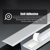 Floor Transition Strip Door Kitchen Bedroom, Door Edge Trim Strip for Tile/Carpet/Vinyl Flooring,Laminate Flooring Transition Strips,Self Adhesive