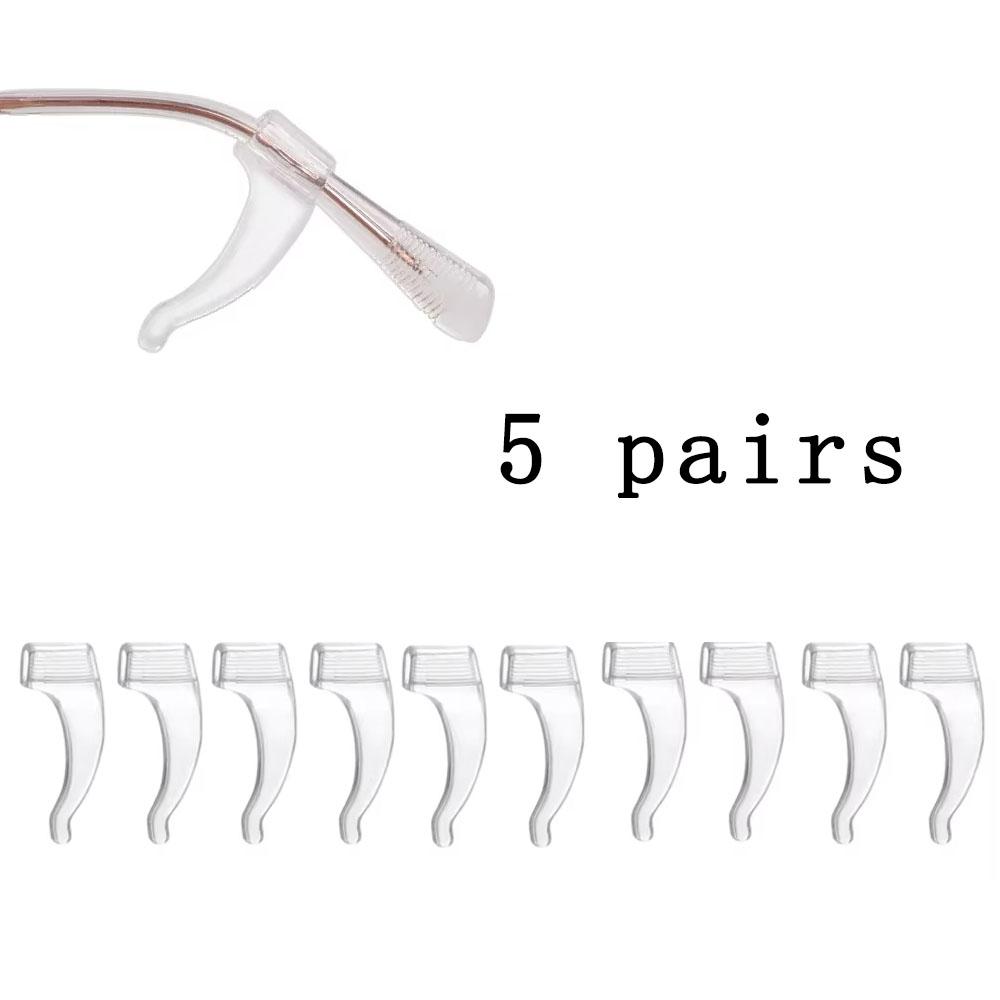 10/20/30/100pcs Anti-slip Silicone Ear Grip Glasses Eyeglasses Leg Ear Hook Stopper Bracket Fastener Accessories Temple Tip