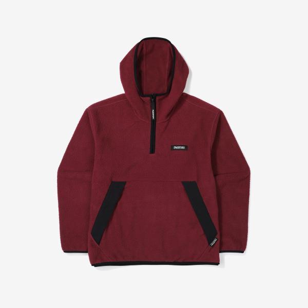 Fila Fleece Half Zip Hoodie Fs2pof4132x Dpm Red/105