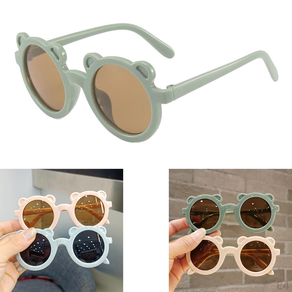 Bear Shape Sunglasses for Boys Girls Party Outdoor UV400
