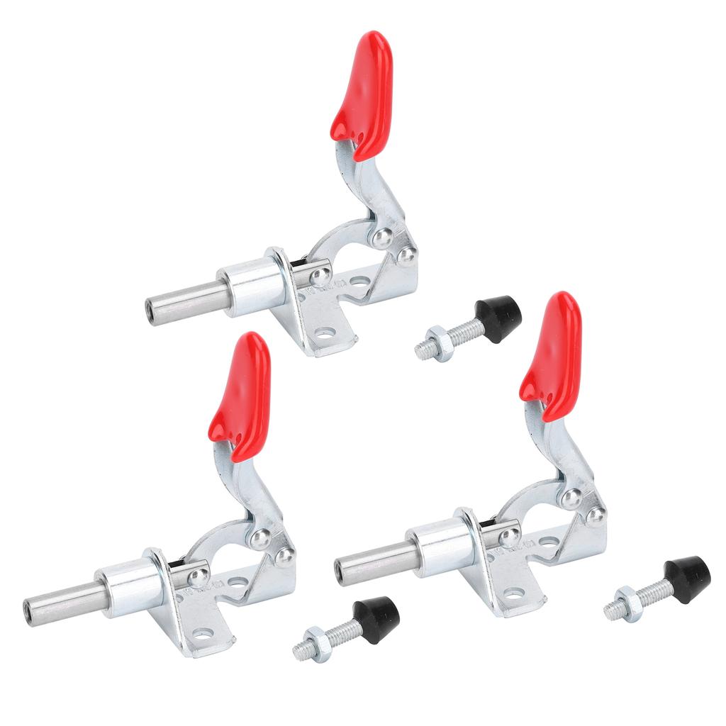 3Pcs 190 Degrees  Toggle Fixture Quick Release Tooling Clamping Woodworking Clamp Accessories