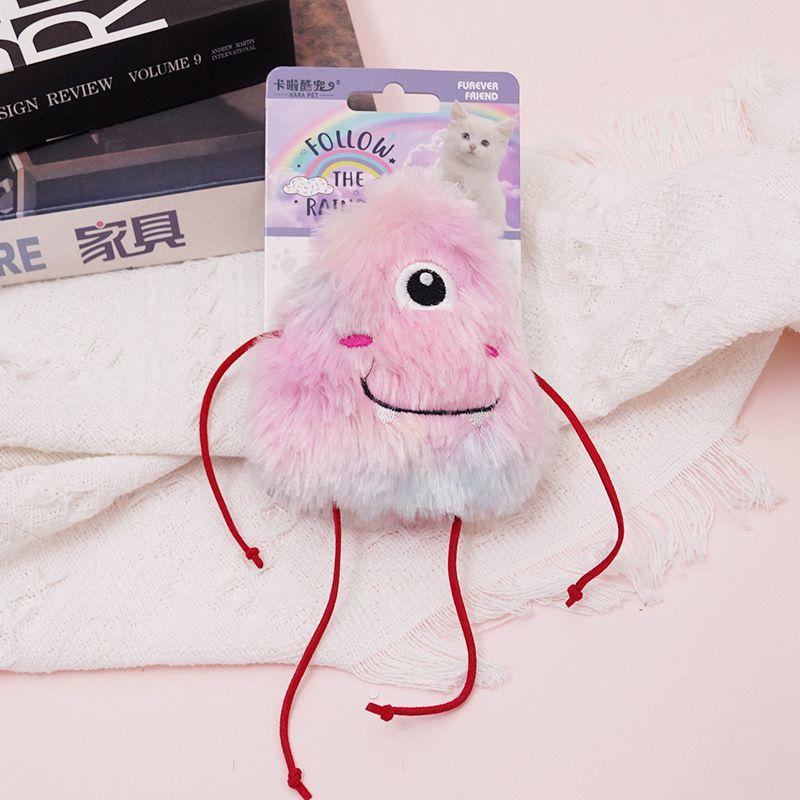 

Pet Cat Mint Toys Molars Chew Interaction Plush Toy Mice Shape Intelligence Bite Resistance Scratch Bite Self Hi Teeth Clean Toy