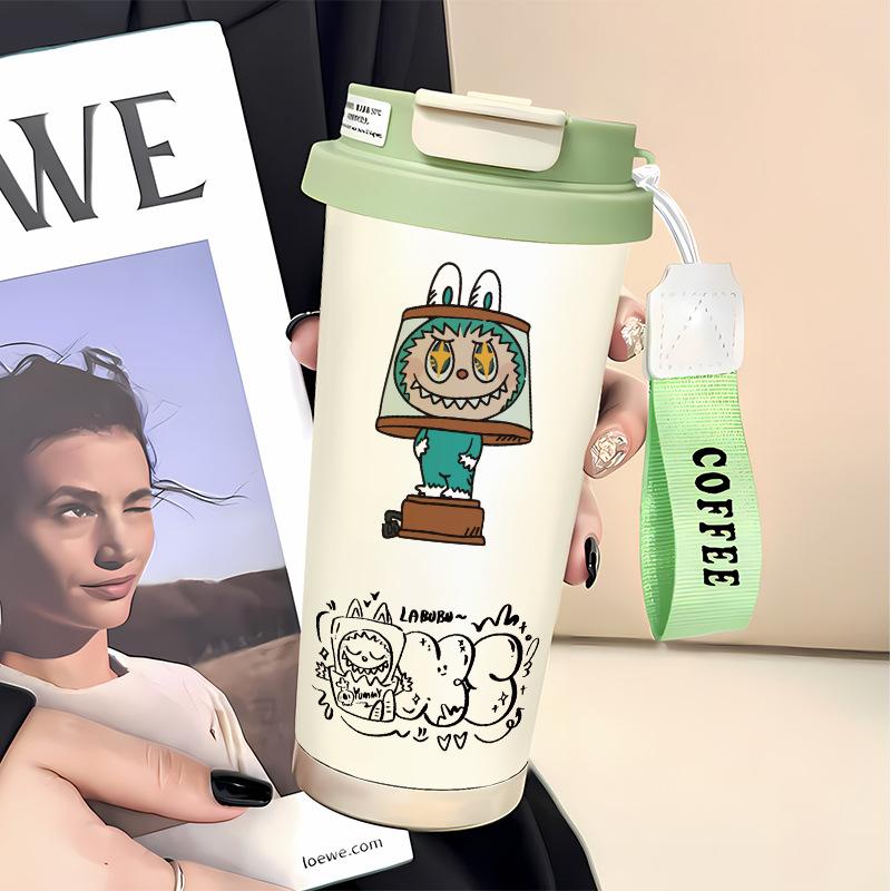 Collection Straw Water Cup Large Capacity 316 Stainless Steel Advanced Double Drink Insulation Car Coffee Cup