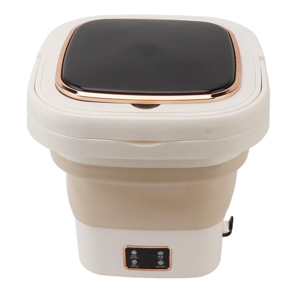 Portable Washing Machine 9L Automatic Small Foldable Bucket Washer for Dormitories Travel Business Trip
