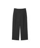ADHOC Men'S Crinkle Double-Pleat Wide Pants (Dk-Grey) (Hc4Lp05)