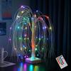 LED Willow Night Light Gypsophila RGB Tree Remote Table Lamp For Home Bedroom Wedding Christmas Indoor Decor Bedside Fairy Light