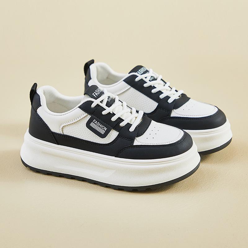 Spring little white shoes new Korean version ins female students platform heightening sports board shoes casual street shot KT255