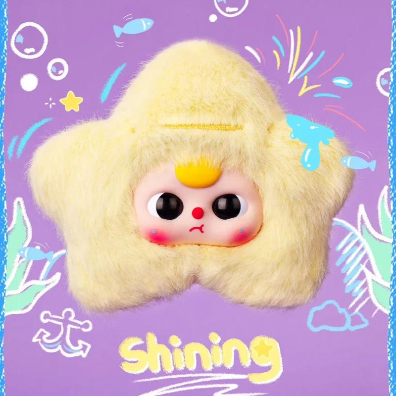Baby Three Romantic Ocean V2 Tread The Wavesto Pick The Stars Vinyl Plush Blind Box Toys Bag Cute Pendant Keychain Mystery Box