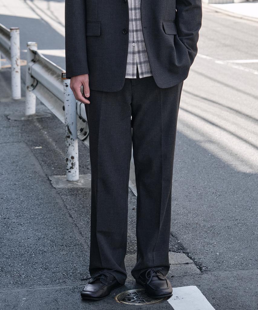 Stco [Four Seasons] Four-Way Stretch Essential Setup Set_Charcoal Gray (Oversized Fit)_Sejxz82Set