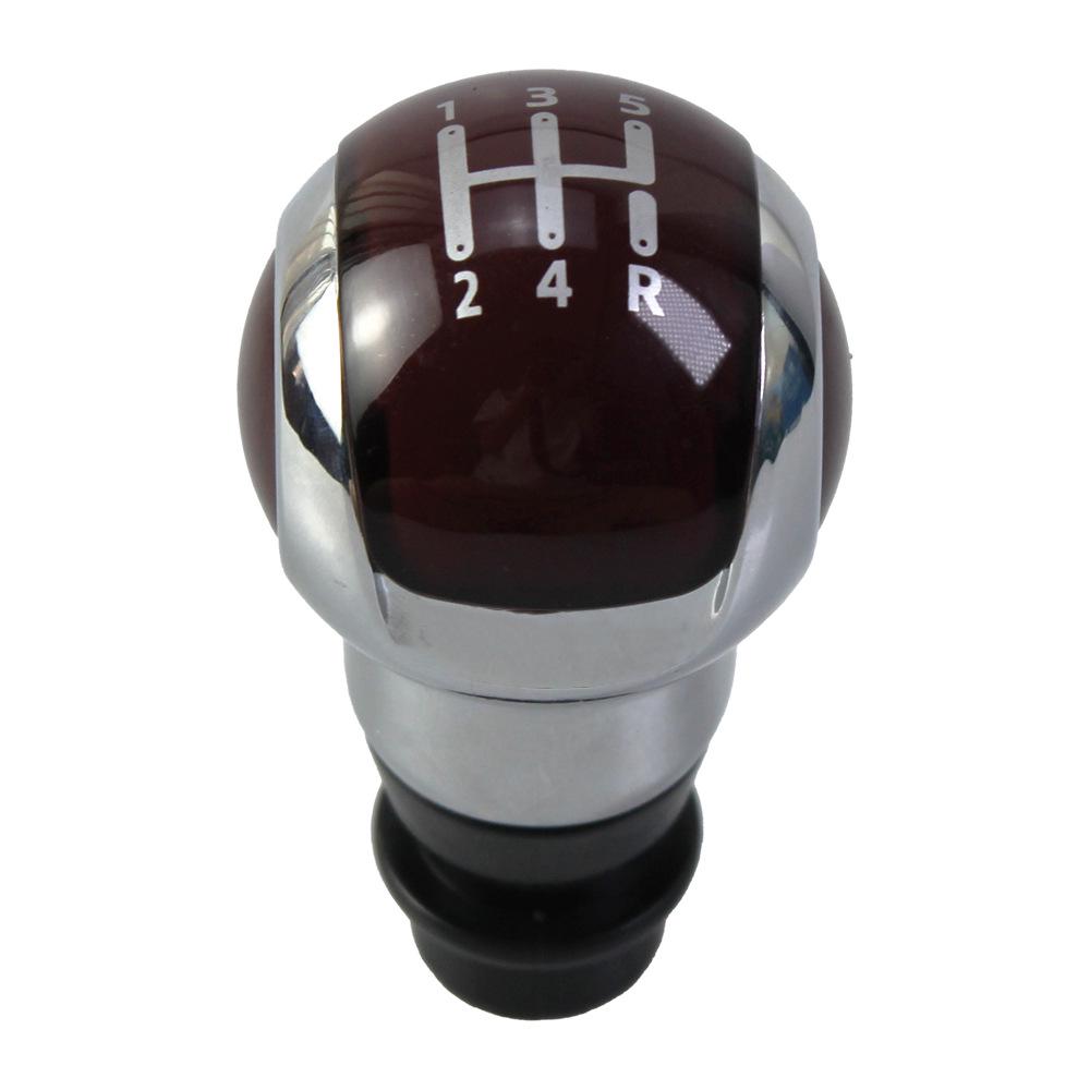 High-Quality Wrapped Leather Gear Knob for Peugeot Facelift Models: 106, 206, 207, 307, 407