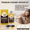 Ceramic Repair Adhesive Kit Repair Ceramic Glass Beautify Cracks Heat & Cold Resistant Fast Curing Waterproof Crack Repair Glue