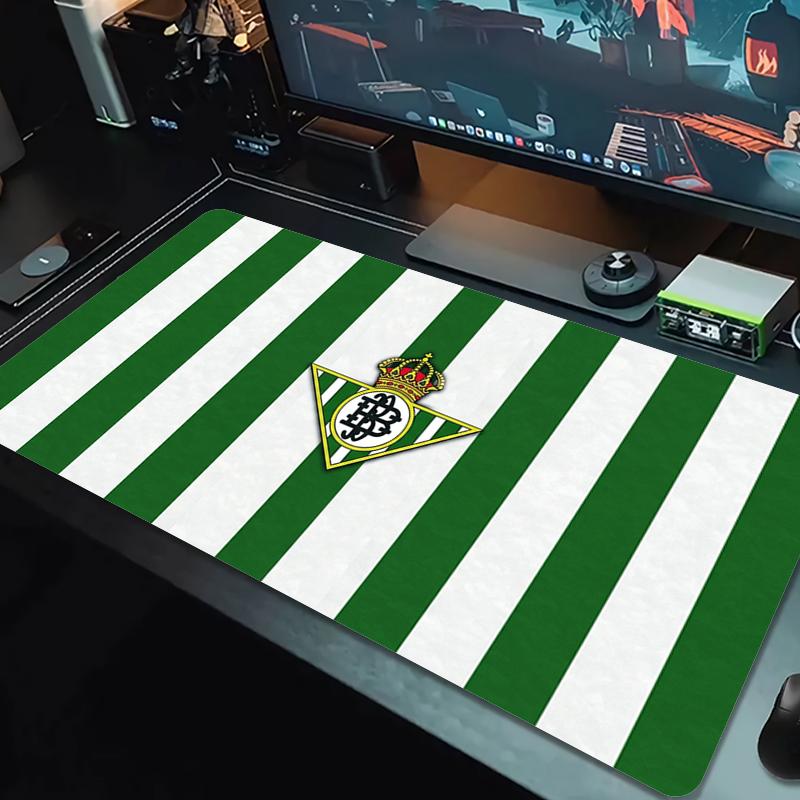 Tappetino Mouse Real Betis Grande Cuscino per Tavolo da Gioco Antiscivolo Laptop Tablet Mousepad Grande Tappetino XXL Mini PC Playmat Con bordi bloccati_xia