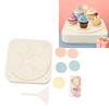 ABS Material Rotating Dessert Display Table Rotating Cupcake Stand Machine Party
